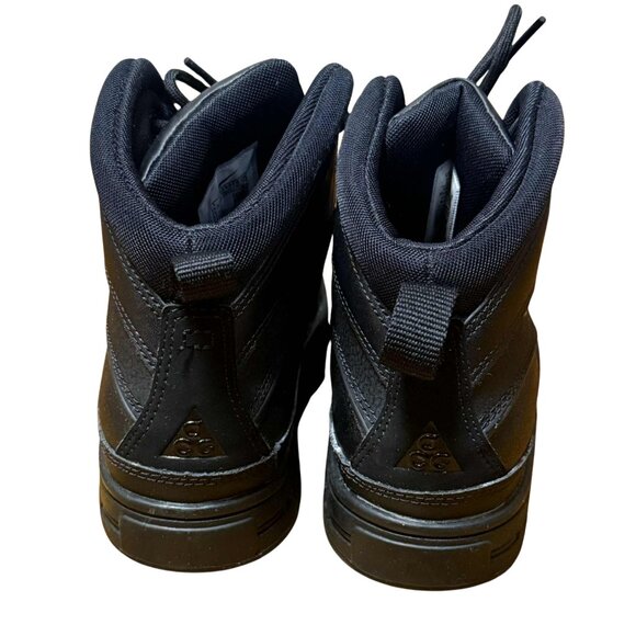 Nike Woodside 2 High ACG Boots Kids 2 Black Waterproof Winter Duck Boot EUC Snow - Picture 5 of 8